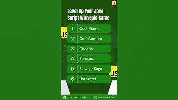 Level up your Javascript with epic games