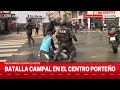 Represin y detenidos en la av 9 de julio detenidos y varios heridos