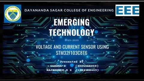 VOLTAGE AND CURRENT SENSOR INTERFACED WITH STM32F103C8T6