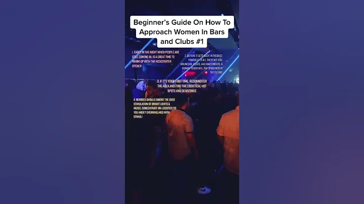 How To Approach Women At Bars and Nightclubs: A Beginners Guide #1 Get Familiar #shorts