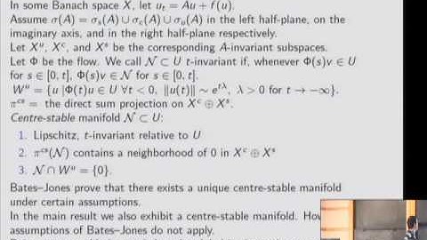 A Centre-Stable Manifold for the Energy-Critical Wave Equation in R3R3 in the Symmetric Setting