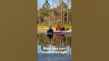Crystal river four wheeling in Polaris general, putting snorkels to the test