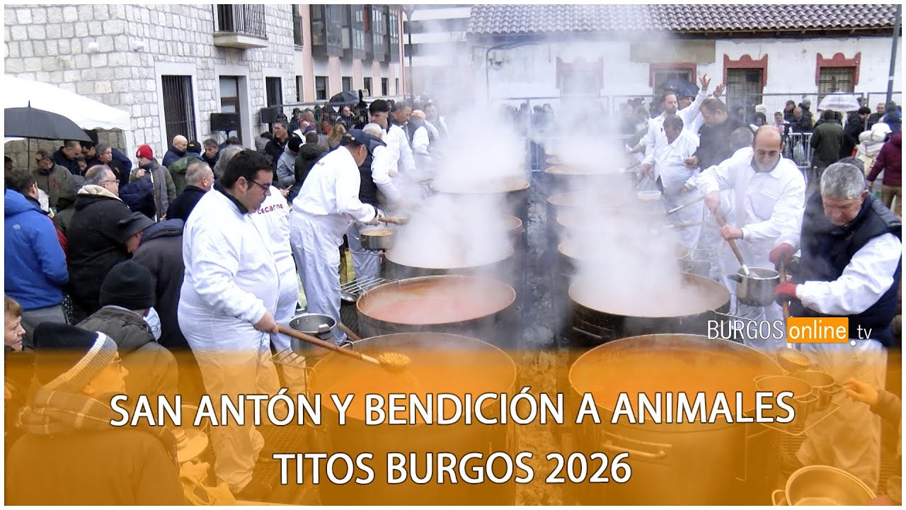San Antón y bendición a animales Titos Burgos 2026- BurgosOnlineTV