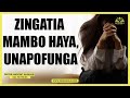 MAMBO MUHIMU YA KUZINGATIA UNAPOKUWA KATIKA MFUNGO MAMBO MUHIMU YA KUZINGATIA UNAPOKUWA KATIKA MFUNGO
