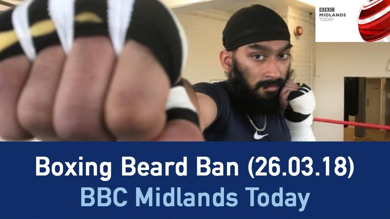 Boxing Beard Ban BBC Midlands Today (26.03.18) YouTube