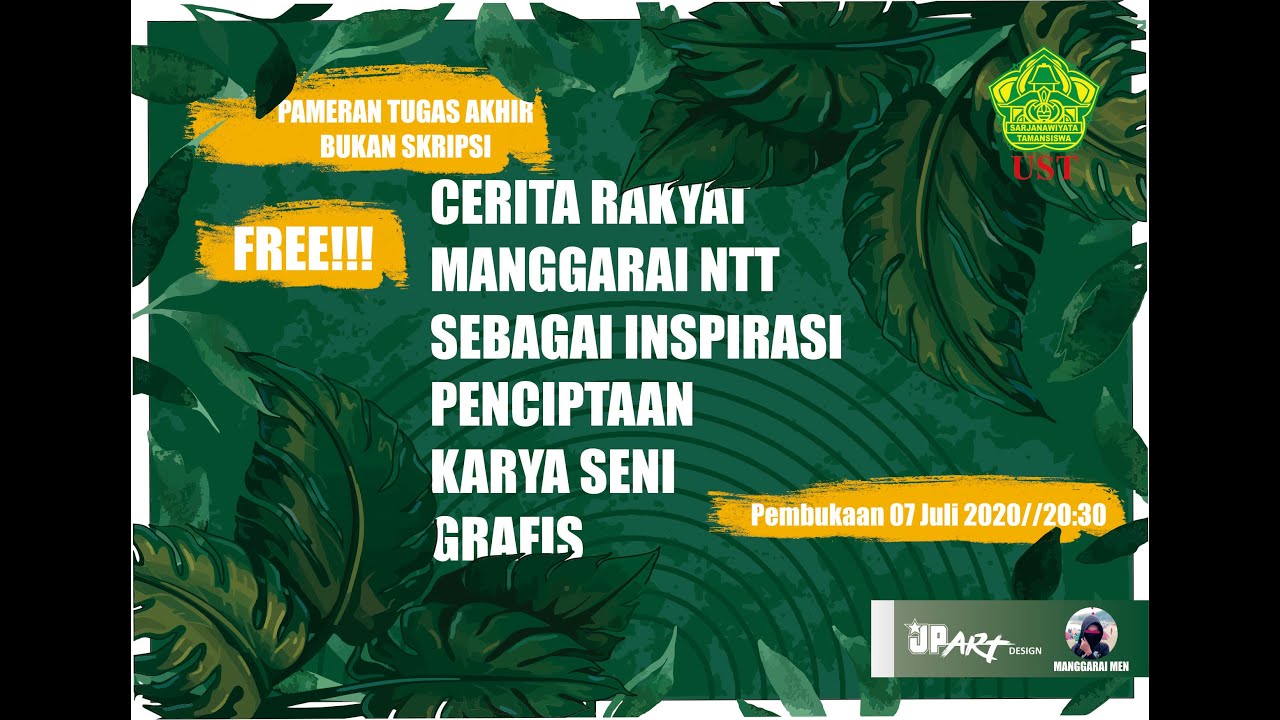 Pameran Cerita Rakyat Manggrai NTT Sebagai Inspirasi 