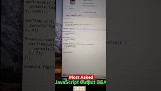 (Q-2) Most Asked JavaScript Output Q&A #javascrpit #interview #important #reactnative #react #asked screenshot 5