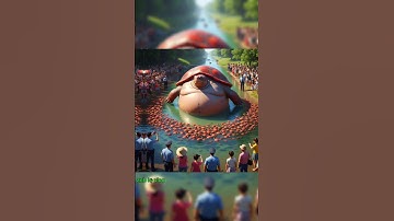 strange giant turtle (con rùa khổng lồ kỳ lạ) #strange #giant #turtle #review #strangeturle #shorts