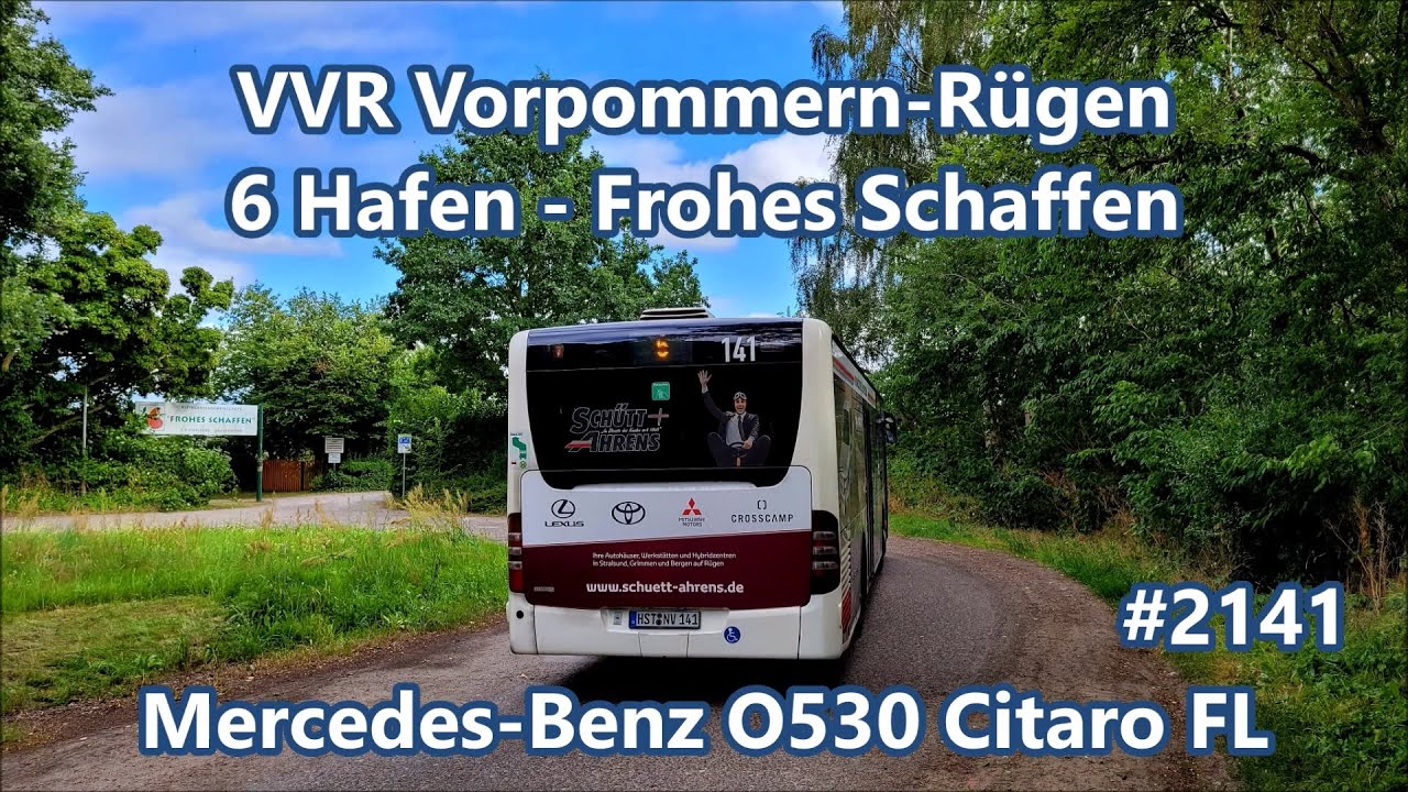 VVR Vorpommern-Rügen - Linie 6, Mercedes-Benz O530 Citaro FL #2141