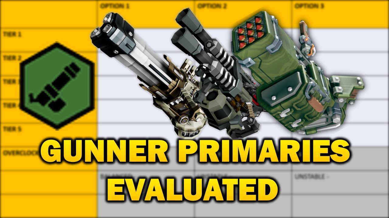 Full Analysis of Gunner's Primary Weapons (Deep Rock Galactic
