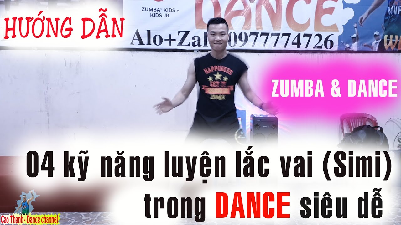 Cách lắc vai Simi trong Zumba cơ bản cho người mới tập  | Cao Thanh Dance
