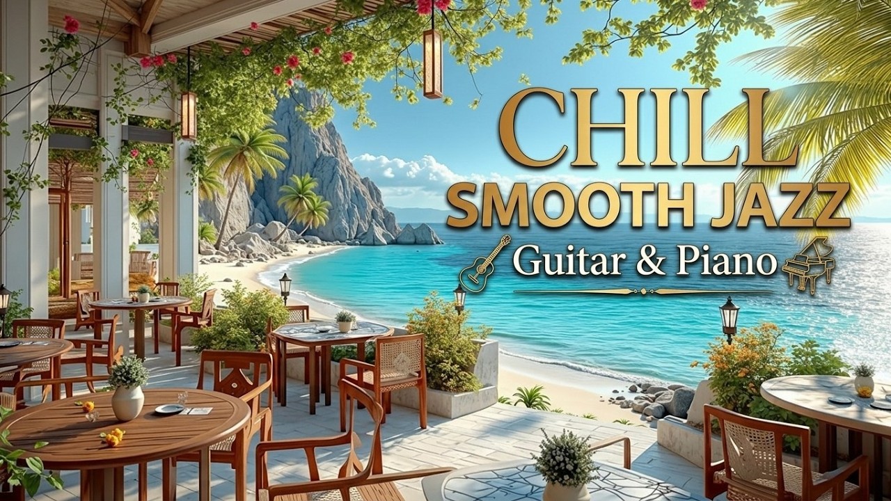 Нежный Джаз Гитара и Фортепиано ~ Весеннее Кафе Джаз ~ Расслабляющая Инструментальная Музыка 2026