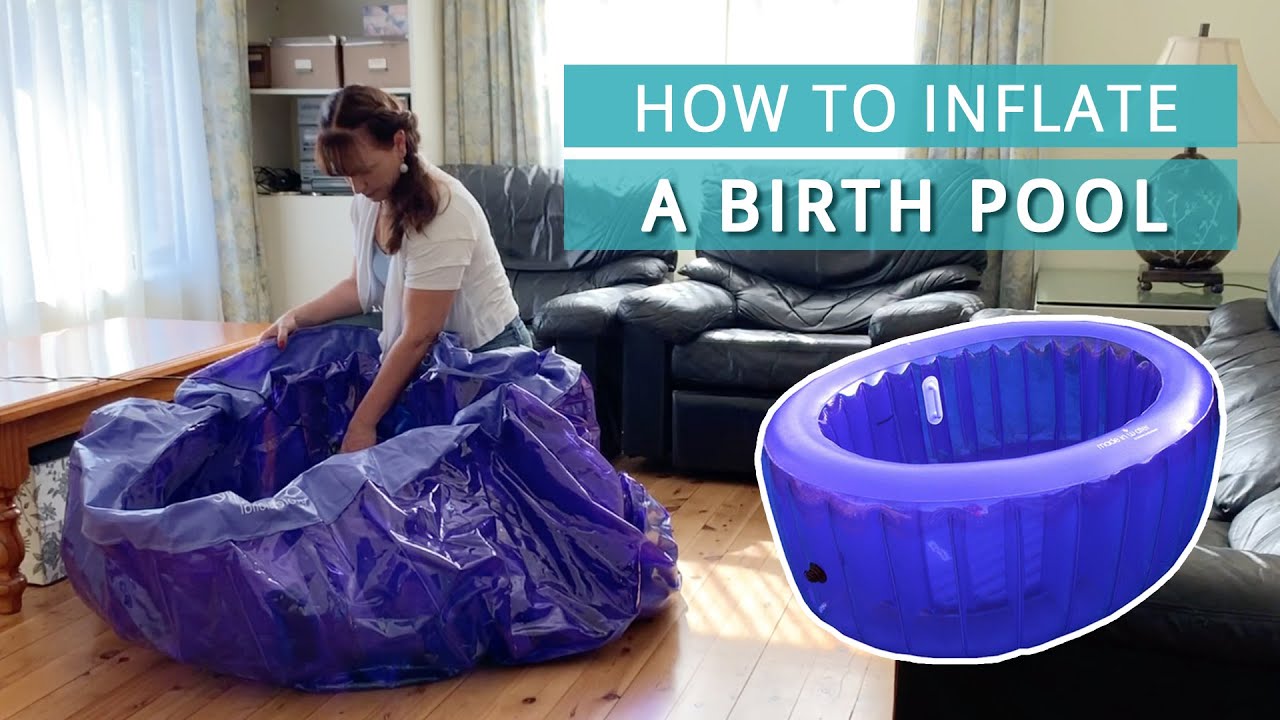 How to inflate a birth pool YouTube