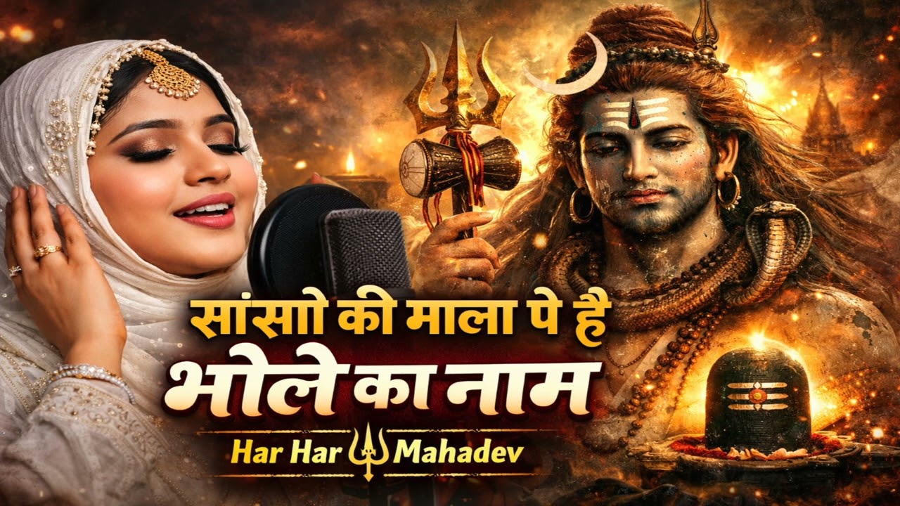 साँसों की माला पे है भोले का नाम | Muslim Female Singer Shiv Bhajan | Har Har Mahadev