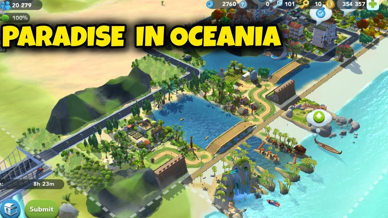 Rate My City Viking Walls and Boat in My Paradise in Oceania Design Challenge SimCity Buildit #games
