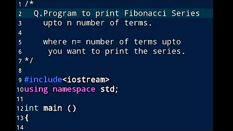 C++ Programming||Program to print Fibonacci Series upto N number of terms