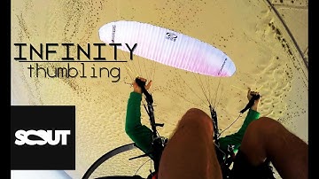 Extreme acrobatics: Infinity thumbling on SCOUT Paramotor.