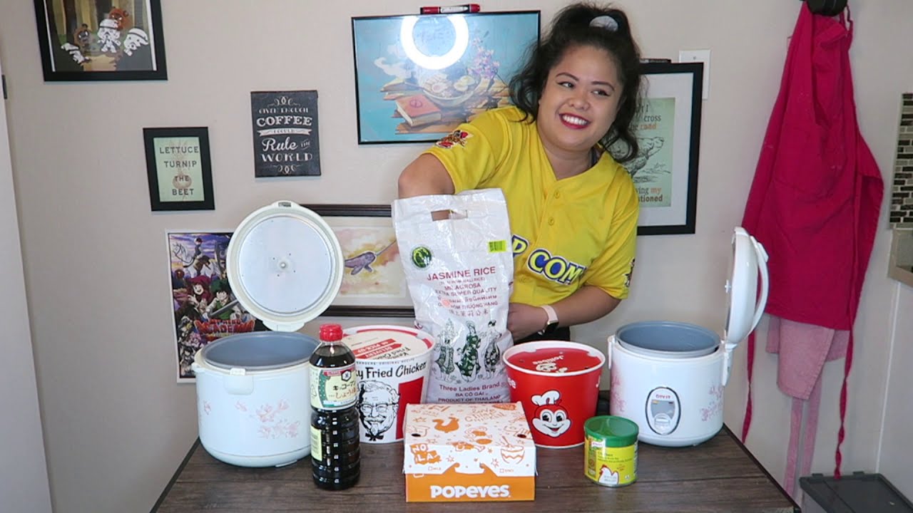 Rice Cooker Chicken Hack with KFC x Jollibee x Popeyes for Japan's "Devil Cooked Rice". SUPER EASY!