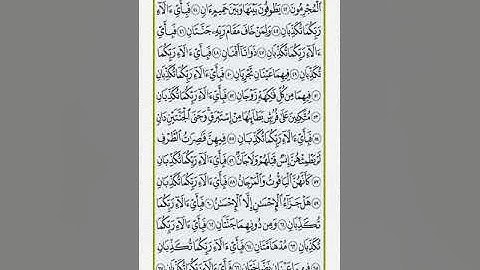 سورة الرحمن تلاوة صلاح الهاشم