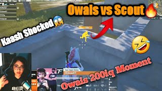 😱Caster Shocked When Owais Vs Scout Funny Fight🤣#tx #teamxspark #scout #owais