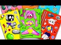 Peel & Play💞Incredibox Sprunki Sticker Book - Girls In Trouble, Lime x Pinki, Wenda x Tox