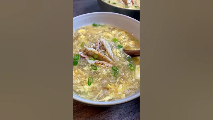 15 Minutes Egg Drop Soup with Crab Meat - DayDayNews