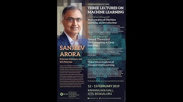 Mathematics of Machine Learning: An introduction (Lecture - 01) by Sanjeev Arora