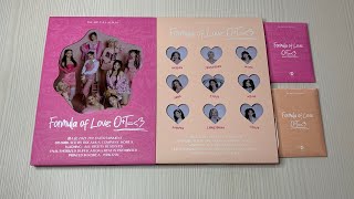 Распаковка альбома TWICE / Unboxing album TWICE Formula of Love: O+T (Explosion & Full of love ver.)