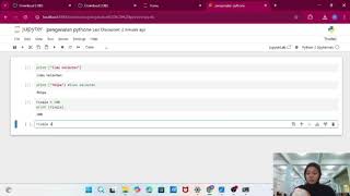 Pengenalan pyton = hello world, komentar,indentasi, variabel 