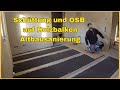 Osb und schttung verlegen kernsanierung altbau