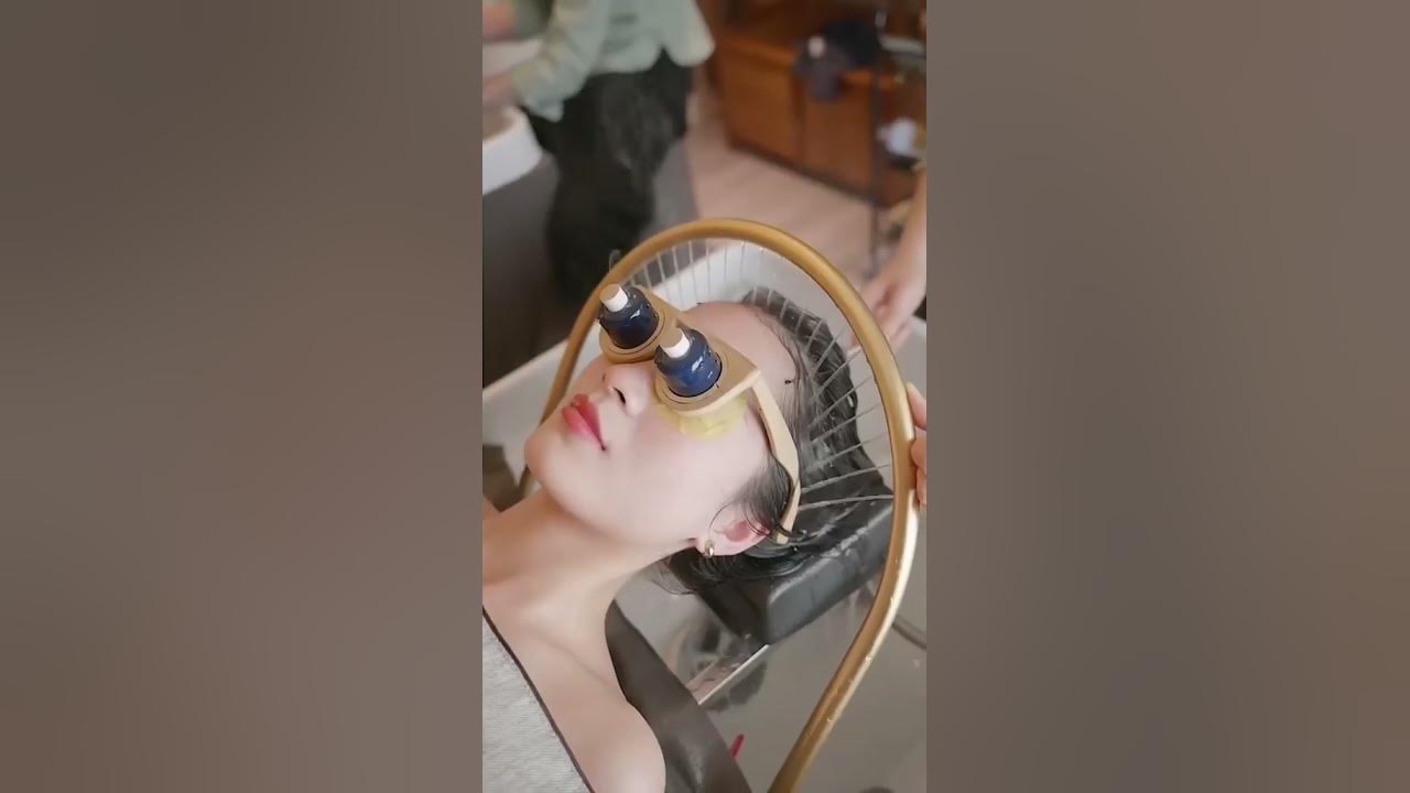 Chinese herbs head spa #chineseherbs #headspa #asmr #health #dandruff #relieve_stress
