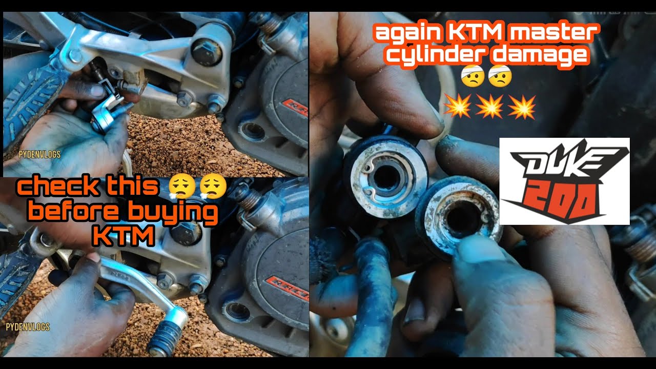 Change KTM master cylinder down YouTube