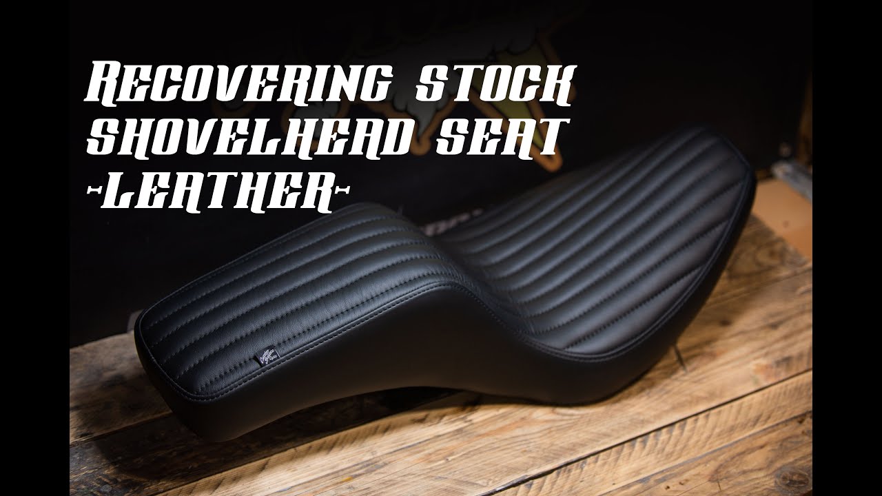 Motorcycle Seat Upholstery For A Swingarm Shovelhead