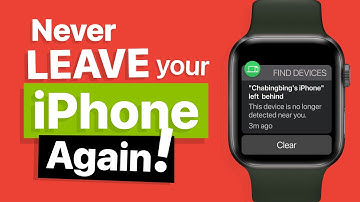 How to Receive Notifications If You Leave Your iPhone Behind - iOS 15