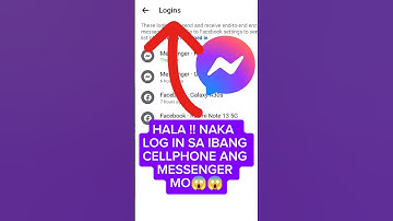 paano malalaman na nabubuksan sa ibang phone Ang messenger mo #messenger #messengertutorial