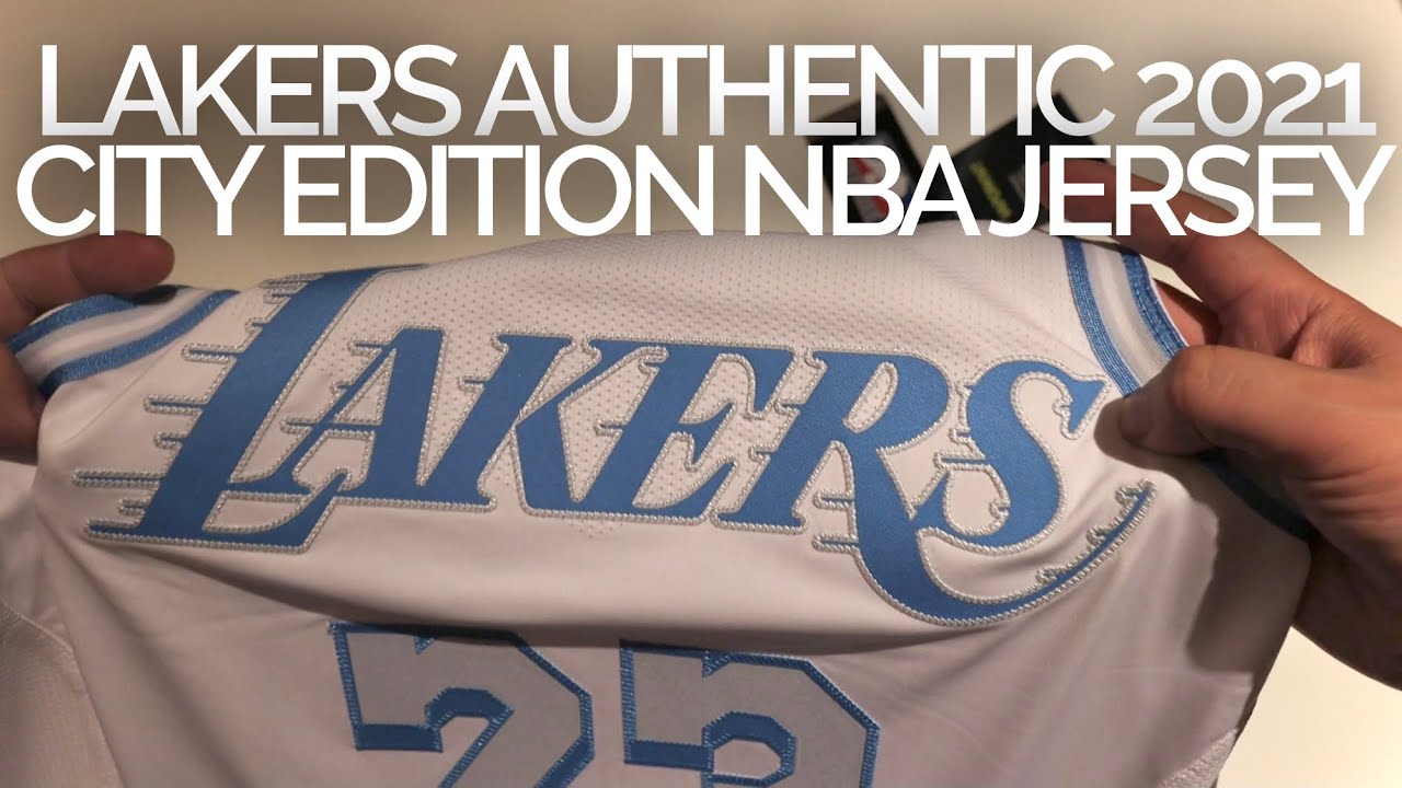 lakers authentic city edition jersey