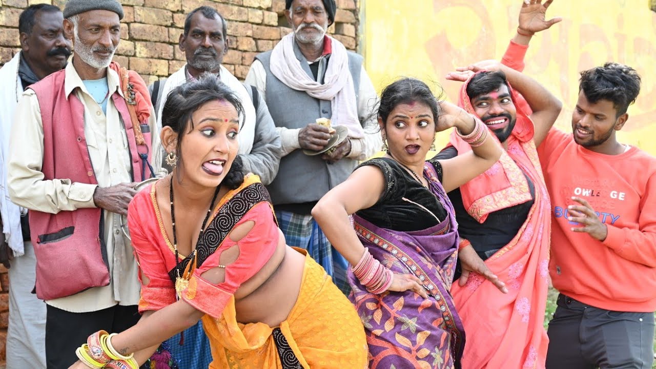 देखिए पगली हुड़का पर किया नागीन डॉस///bhojpuri comedy video ///