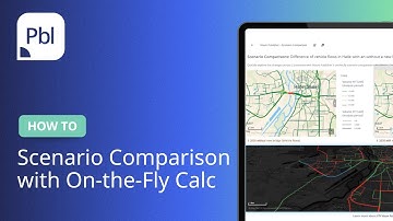 Scenario Comparison with On-the-Fly Calc | PTV Visum Publisher | Tutorial