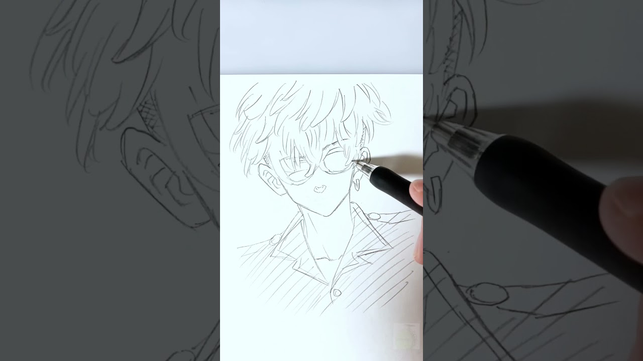 千冬でサングラス顔文字 描いてみた 東京リベンジャーズ Shorts Youtube