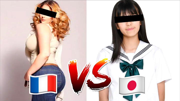 Pourquoi les Japonais(es) ont moins de formes ? (sérieux)