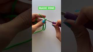 CROCHET: how to Magic Ring, Magic Circle, Magic Loop