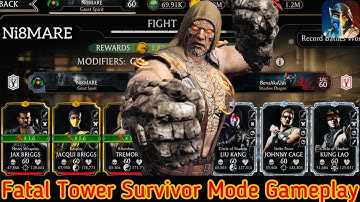 FW Survivor Mode Fatal Tower Battle Fight + Reward | MK Mobile