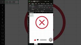 Stop Typing Dates Manually in Excel! 🛑 #shorts #exceltips #excelshorts #exceltutorial #exceltricks