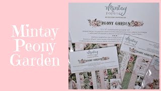 Mintay Peony Garden ~ Brand New Collection!