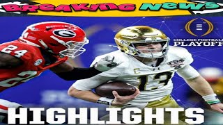 CFP Quarterfinal: Notre Dame Fighting Irish vs. Georgia Bulldogs | Full Game Highlights | ESPN CFB🇲🇾