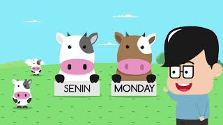 Bagian 10 Belajar Nama Hari Bahasa Inggris dan Indonesia   Eza dan Adi