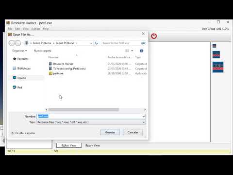 Cambiar icono al exe PES6