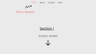 JS Tricks In 4 minutes | Toggle NavBar Items On Scroll Tutorial | 2020