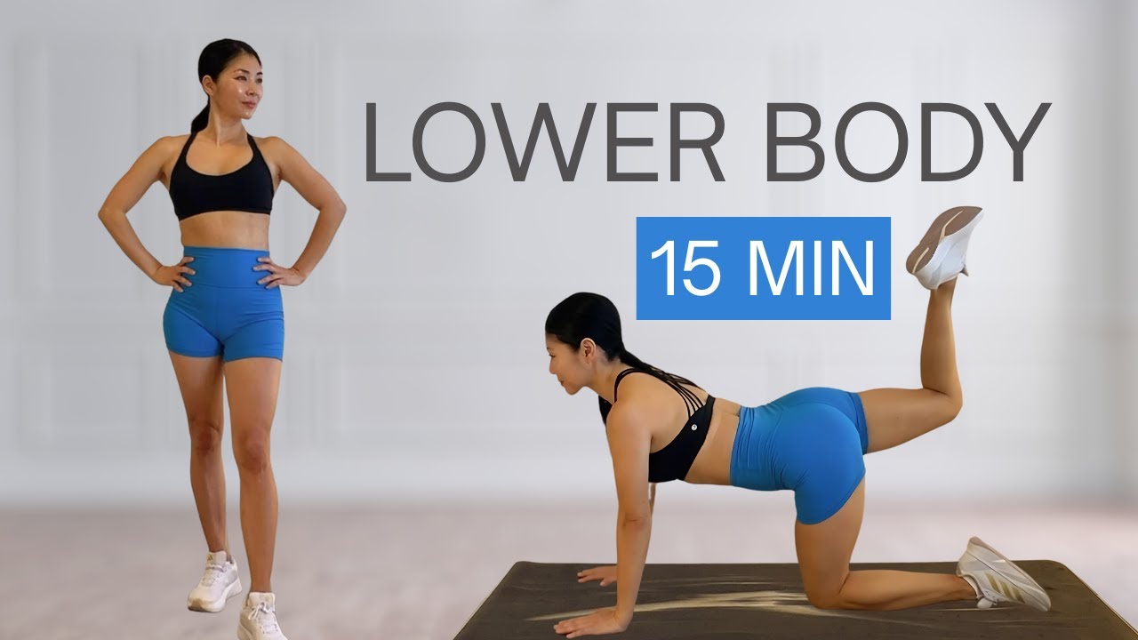 15 Min Lower Body Workout | Leg & Glute Strength | Easy Home Routine ...