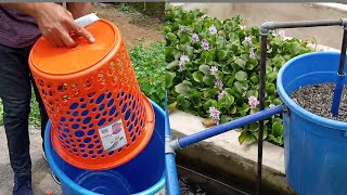 FINALLY RAS. FISH GROWTH BOOSTER:-HOW TO CONSTRUCT POND WATER FILTER FOR FAST GROWTH OF FISH/PART 1